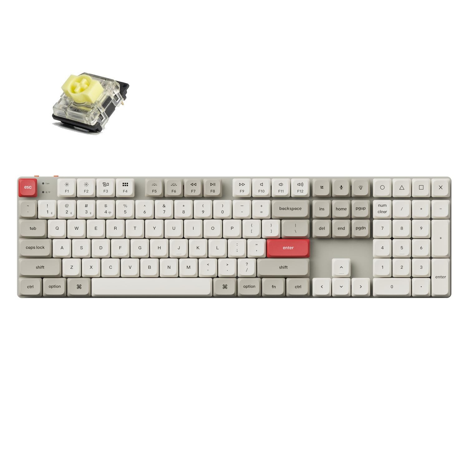 Keychron K5 Max フルサイズワイヤレスキーボード Keychron K5 Max QMK/VIA Wireless Custom Mechanical Keyboard